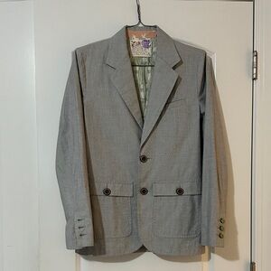 Trovata Cotton Tailored Blazer Small